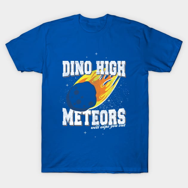 Dino High Meteors T-Shirt by HeatherDee